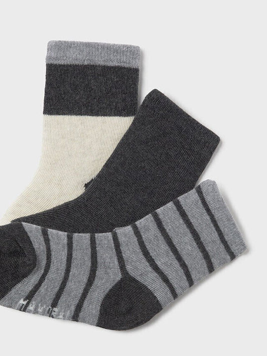 MAYORAL ORGANIC COTTON SET 3 PCS SOCKS