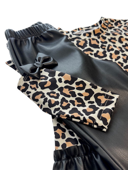 SWEET BABY GIRLS ANIMAL PRINT SET TOP&LEGGINGS