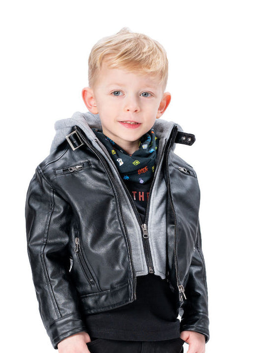 ENERGIERS KIDS FAUX LEATHER JACKET