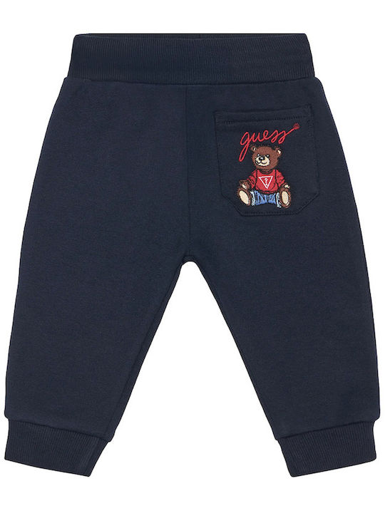 GUESS LS ACTIVE FOOTER & PANTS UNISEX SET