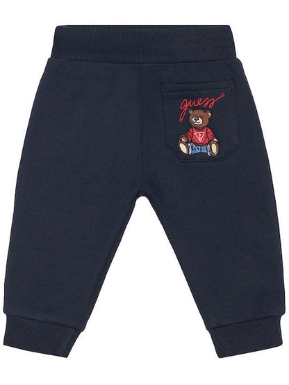 GUESS LS ACTIVE FOOTER & PANTS UNISEX SET