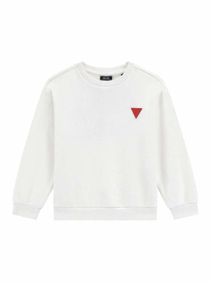 GUESS LS BACK EMBROIDERED FOOTER