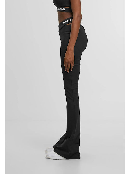 KARL KANI WOMAN RETRO CUT OUT FLARED LEGGINGS