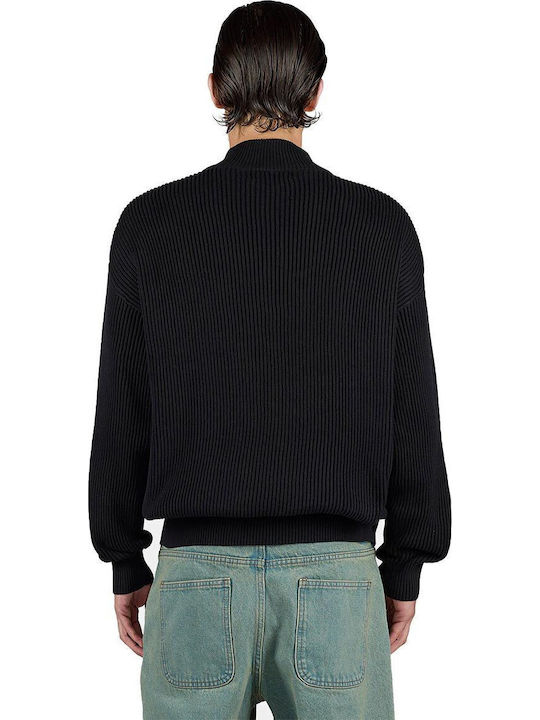 PEGADOR SIGNAR RIB OVERSIZED HALF ZIP KNIT SWEATER