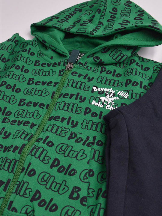 BEVERLY HILLS POLO CLUB NEWBORN HOODED TRACKSUIT