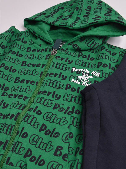 BEVERLY HILLS POLO CLUB NEWBORN HOODED TRACKSUIT