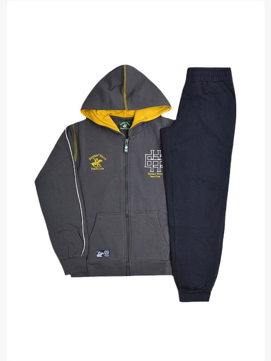 BEVERLY HILLS POLO CLUB KIDS ZIP HOODED TRACKSUIT