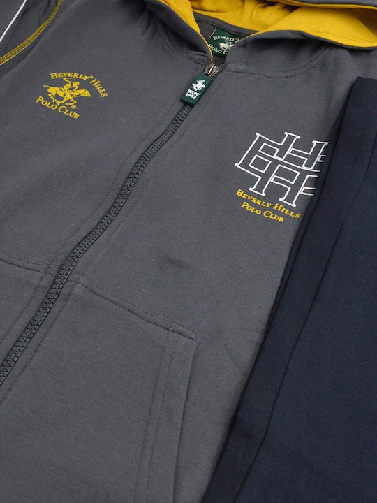BEVERLY HILLS POLO CLUB KIDS ZIP HOODED TRACKSUIT