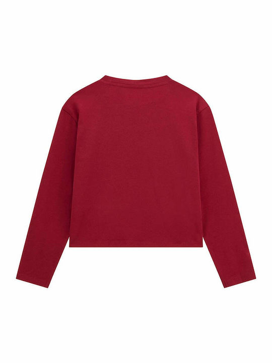 GUESS JEANS KIDS STAMPED LOGO T SHIRT