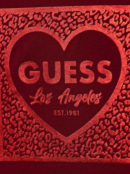 GUESS JEANS KIDS STAMPED LOGO T SHIRT