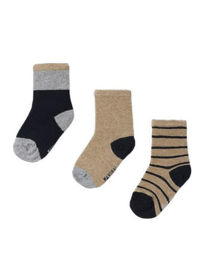 MAYORAL ORGANIC COTTON SET 3PCS SOCKS
