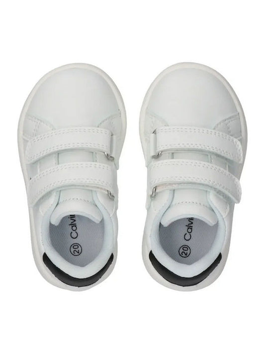 CALVIN KLEIN KIDS LOW CUT LACE UP SNEAKERS