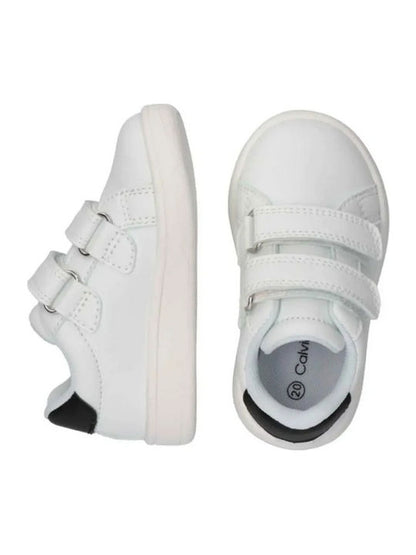 CALVIN KLEIN KIDS LOW CUT LACE UP SNEAKERS