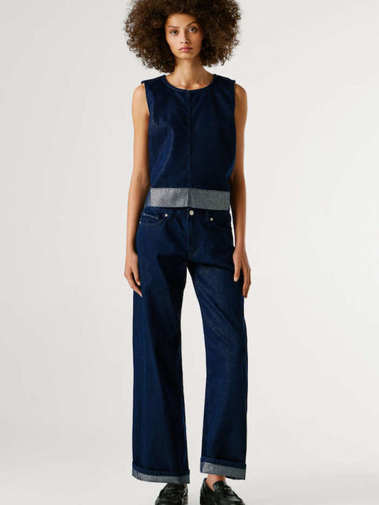 PEPE JEANS WOMAN WIDE LEG JEANS