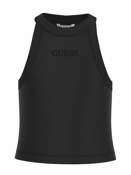 GUESS KIDS GIRLS RIBBED HALTERNECK TOP