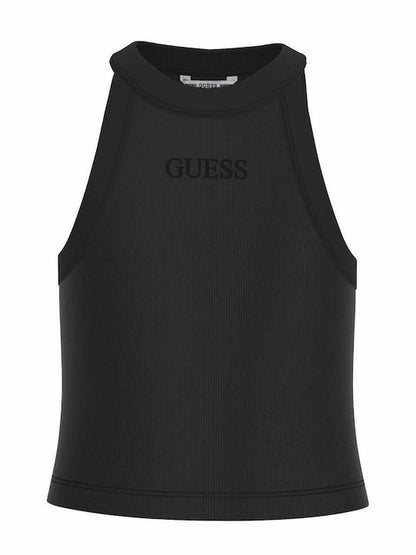 GUESS KIDS GIRLS RIBBED HALTERNECK TOP