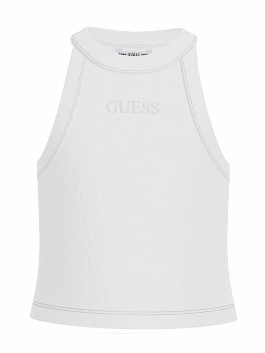 GUESS KIDS GIRLS RIBBED HALTERNECK TOP