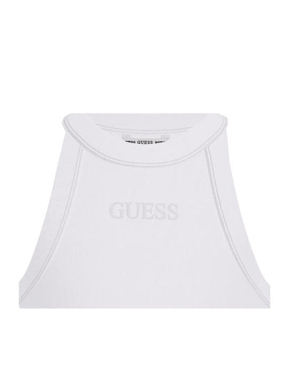 GUESS KIDS GIRLS RIBBED HALTERNECK TOP