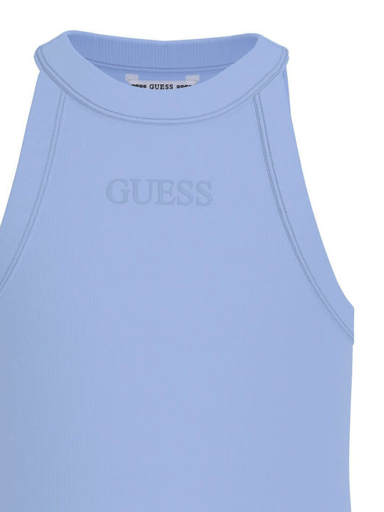 GUESS KIDS GIRLS RIBBED HALTERNECK TOP