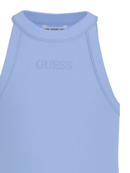 GUESS KIDS GIRLS RIBBED HALTERNECK TOP