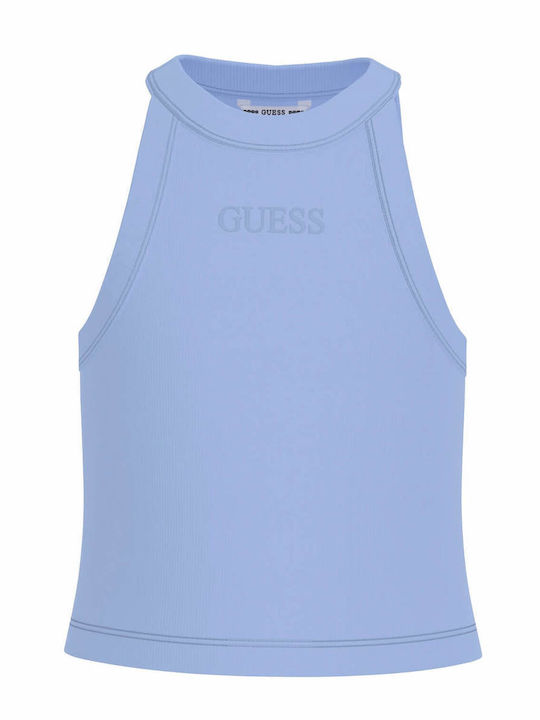 GUESS KIDS GIRLS RIBBED HALTERNECK TOP