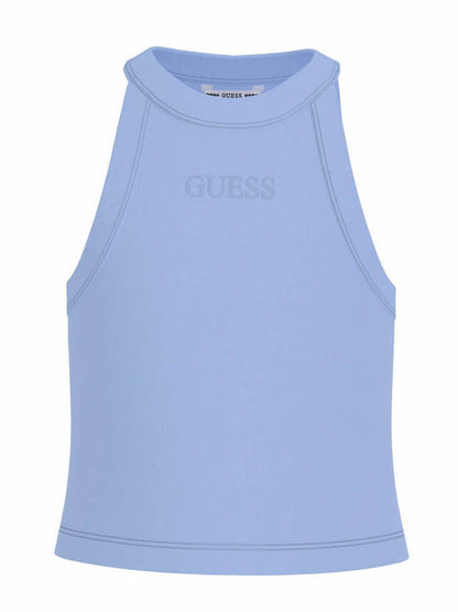 GUESS KIDS GIRLS RIBBED HALTERNECK TOP