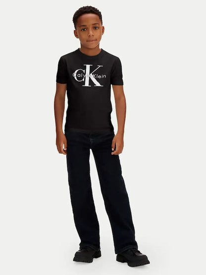 CALVIN KLEIN KIDS CK MONO LOGO T SHIRT