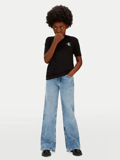 CALVIN KLEIN KIDS CHEST MONO LOGO T SHIRT