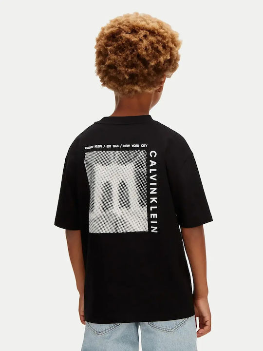 CALVIN KLEIN KIDS BRIDGE BACKPRINT T SHIRT