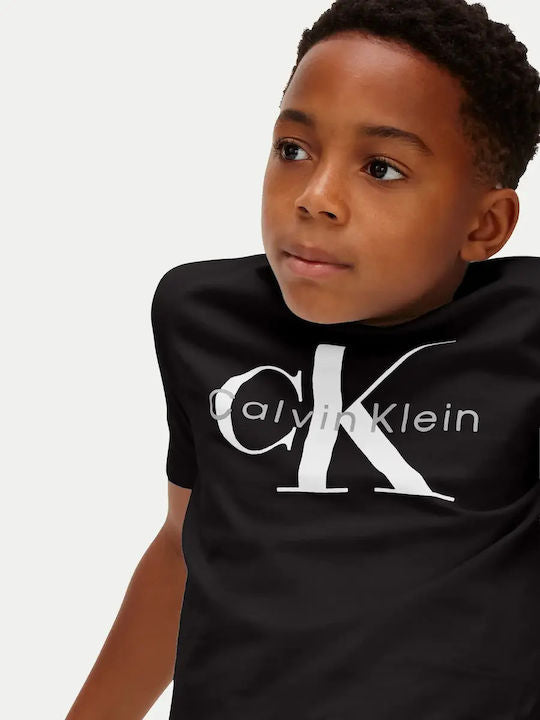 CALVIN KLEIN KIDS CK MONO LOGO T SHIRT