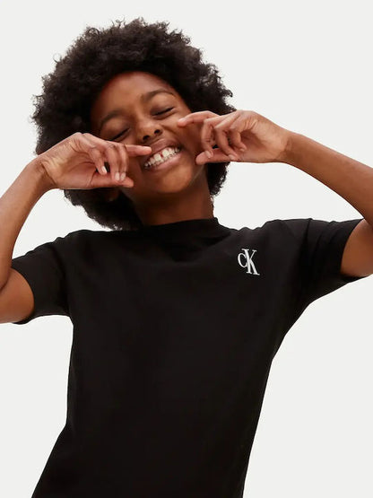 CALVIN KLEIN KIDS CHEST MONO LOGO T SHIRT