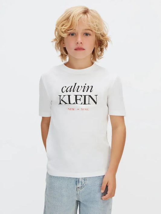 CALVIN KLEIN KIDS LOGO T SHIRT