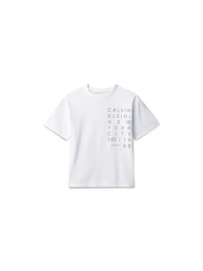 CALVIN KLEIN RELAXED FIT SQUARE LOGO T SHIRT