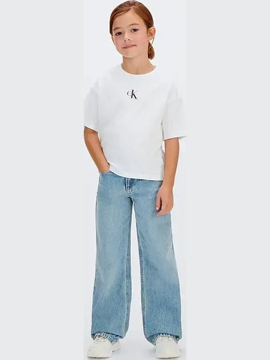 CALVIN KLEIN KIDS LOGO BOXY T SHIRT