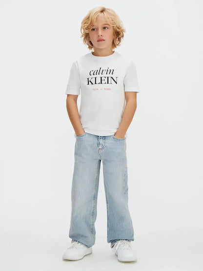 CALVIN KLEIN KIDS LOGO T SHIRT