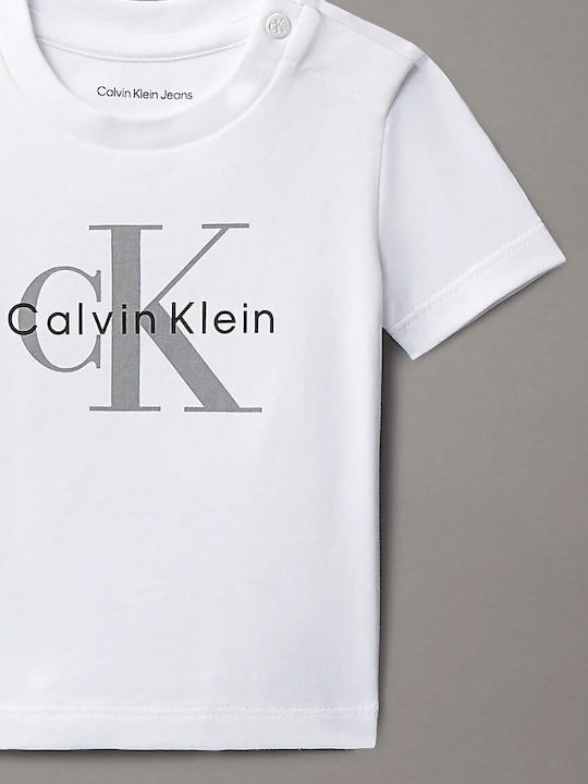 CALVIN KLEIN BABY CK LOGO T SHIRT
