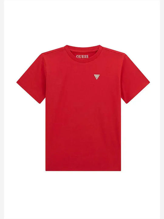 GUESS KIDS CORE SMALL TRIANGLE LOGO T SHIRT