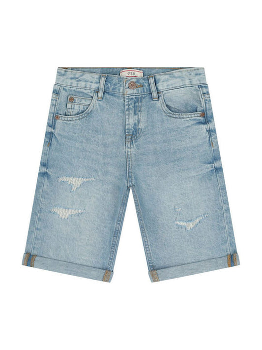 GUESS KIDS DENIM LINEN SHORTS