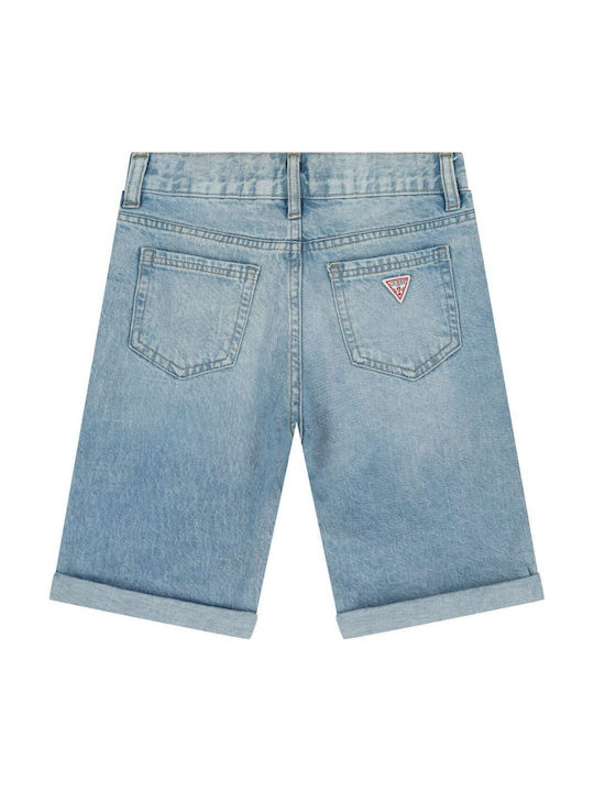 GUESS KIDS DENIM LINEN SHORTS