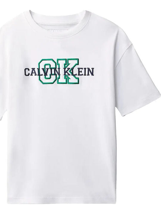 CALVIN KLEIN VARSITY LOGO T SHIRT