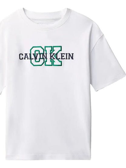 CALVIN KLEIN VARSITY LOGO T SHIRT