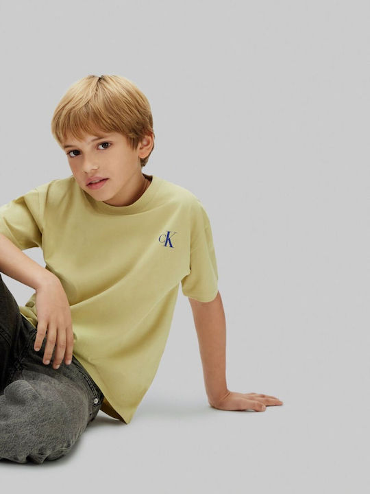 CALVIN KLEIN KIDS BRIDGE LOGO T SHIRT