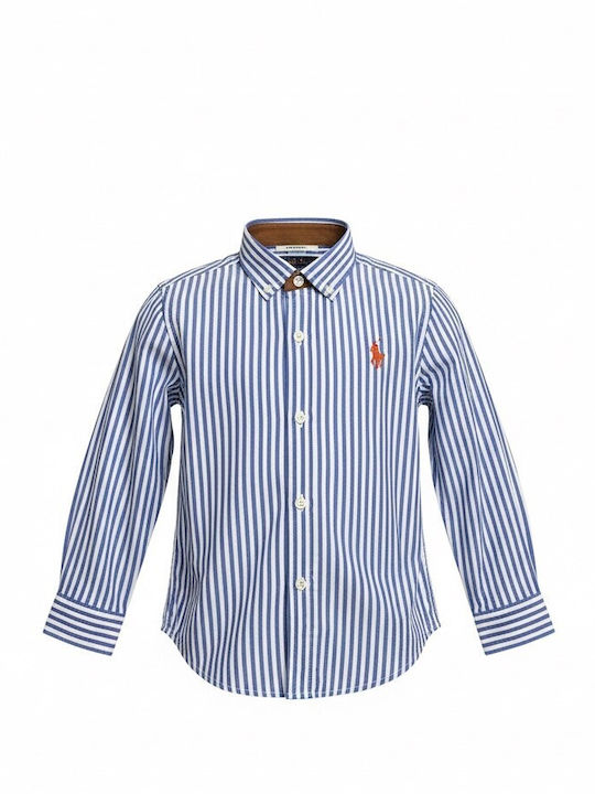U.S POLO ASSN KIDS LS SHIRT