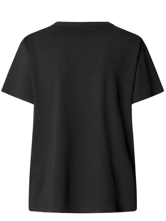PEPE JEANS WOMAN MIA STRASS LOGO T SHIRT