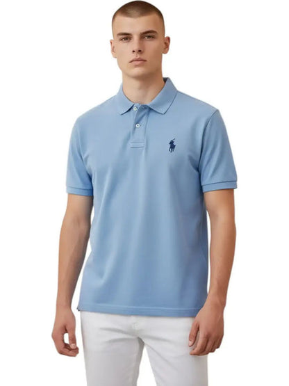U.S POLO ASSN MAN SILVER & GOLD POLO SHIRT