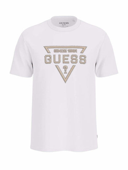 GUESS MAN TRIANGLE LOGO T SHIRT