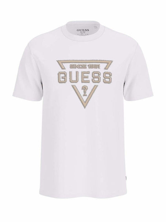 GUESS MAN TRIANGLE LOGO T SHIRT