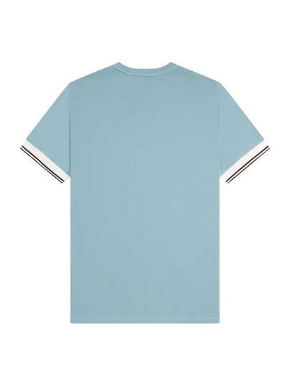 FRED PERRY TWIN TIPPED CUFF T SHIRT