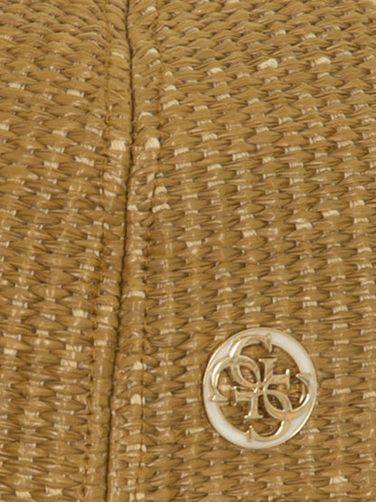 GUESS RAFFIA BASEBALL CAP