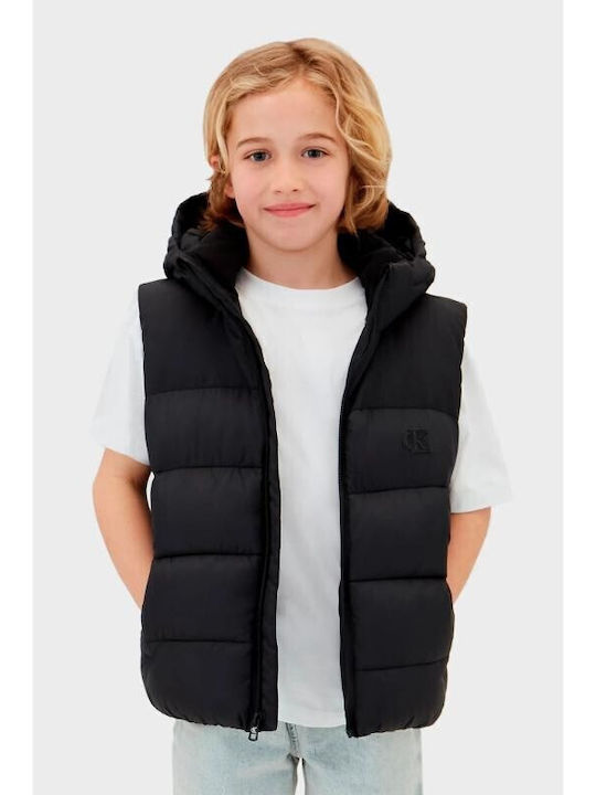 CALVIN KLEIN KIDS TONAL BLOCK PADDED VEST